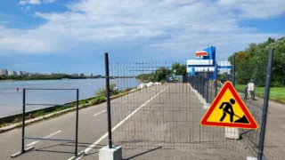 В Омске начали благоустраивать набережную Тухачевского