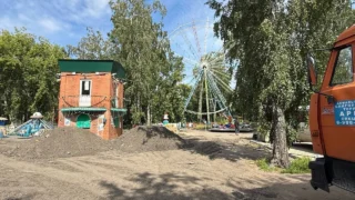 В парке им. 30-летия ВЛКСМ начались ремонтные работы