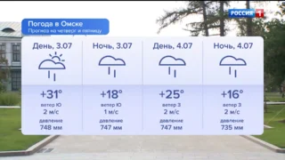 Погода в Омске на 3 и 4 июля