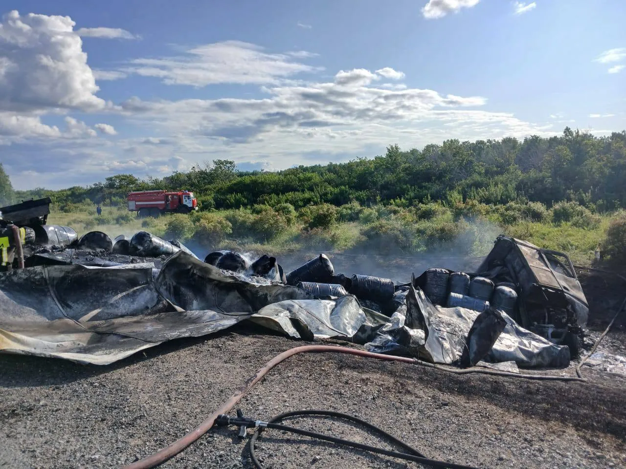 В Омской области произошло ДТП на федеральной трассе