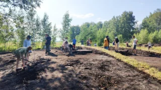 В Горьковском районе археологи исследуют курганы саргатской культуры