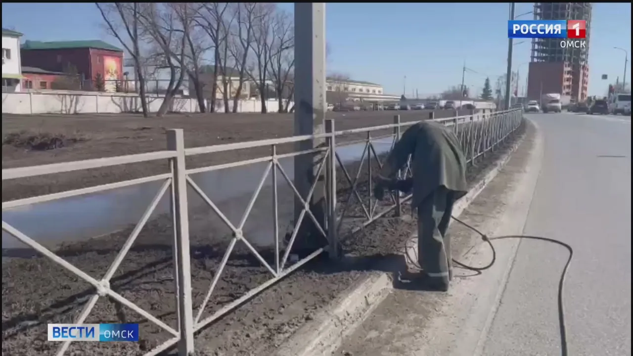 В Омске завершаются ремонтные работы на улице Заозерной