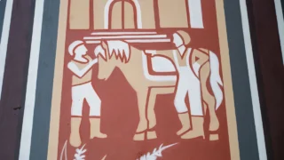 В Кормиловском районе появился новый мурал в рамках фестиваля «Омский Стрит-Арт»