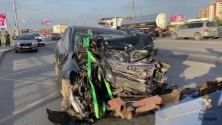 7 человек пострадали в ДТП с участием пассажирского автобуса в Омске