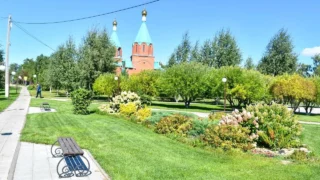 В Омской области в селе Иртыш завершились масштабные работы по благоустройству