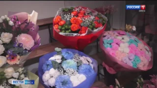 В Омске продавцы цветов готовятся к буму