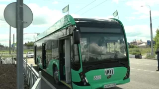 В Омске тестируют электробус