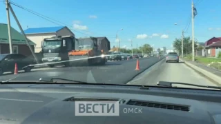 В Омске на 7-й Северной заканчивают укладку асфальта