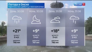 В Омске последние дни лета будут прохладными