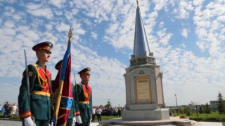 В Омске завершили благоустройство сада им. А.В. Суворова в Центральном округе