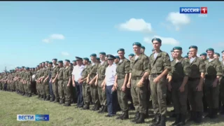 В посёлке Светлый десантники продемонстрировали свои умения и возможности боевой техники