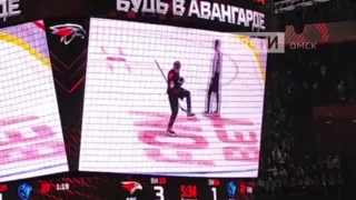 Наиль Якупов забил третий гол «Авангарда» в матче с минским «Динамо»