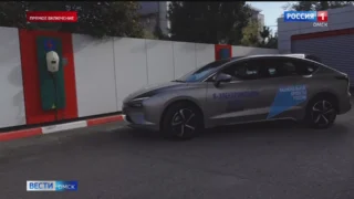 Омские таксисты переходят на электромобили