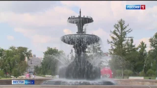 В Омске начали отключать городские фонтаны