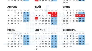 Правительство РФ утвердило производственный календарь на 2026 год