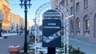 В Омске на аллее Строителей завершается благоустройство