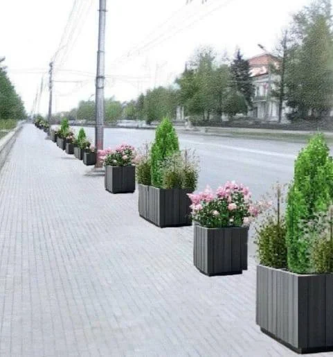 В Омске на улице Гагарина появится современное модульное озеленение