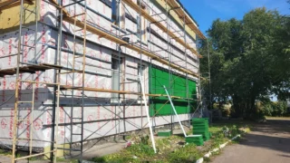В Крутинском районе в лицее продолжается капитальный ремонт