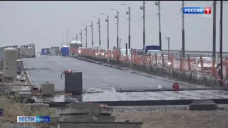 В Омске продолжается капитальный ремонт моста имени 60-летия ВЛКСМ