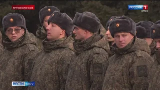 В Омске проходит торжественная отправка призывников в Вооруженные силы страны