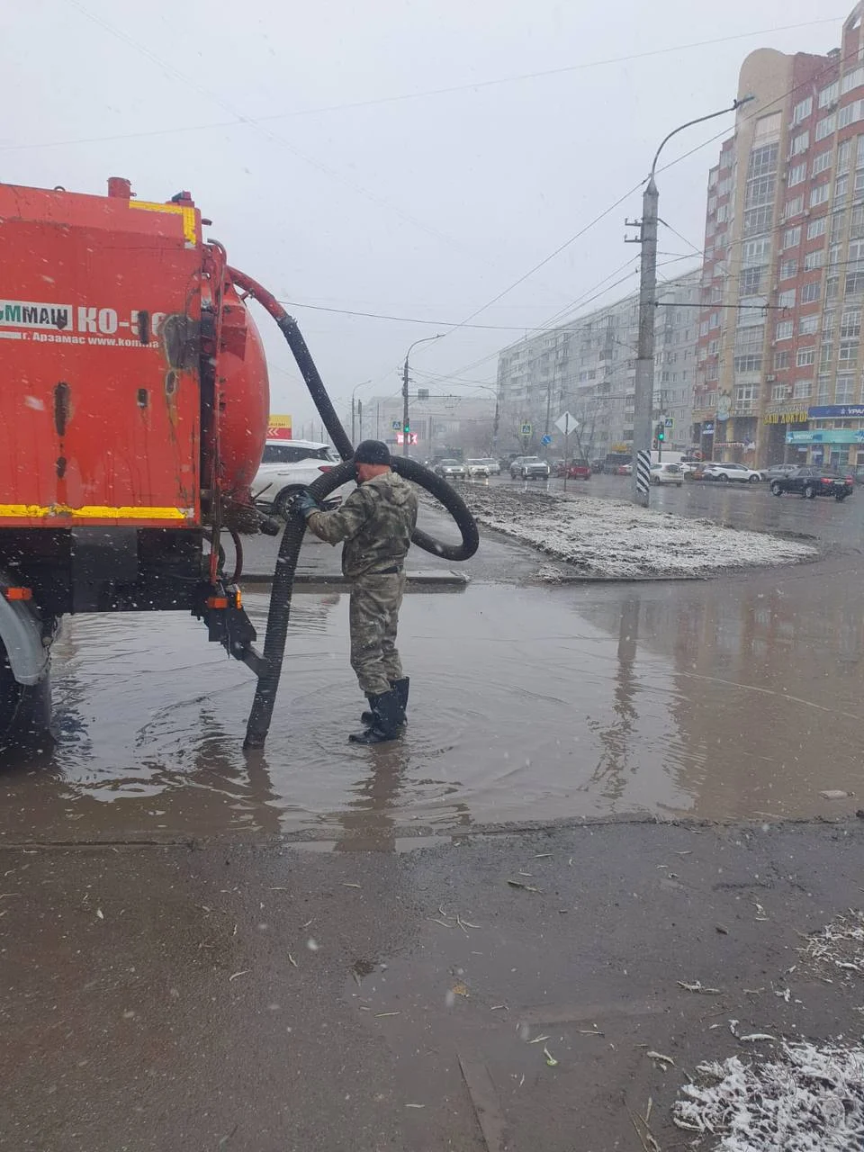 Дорожные службы Омска работают в усиленном режиме