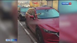 В Омске водитель взялся за топор после конфликта на дороге