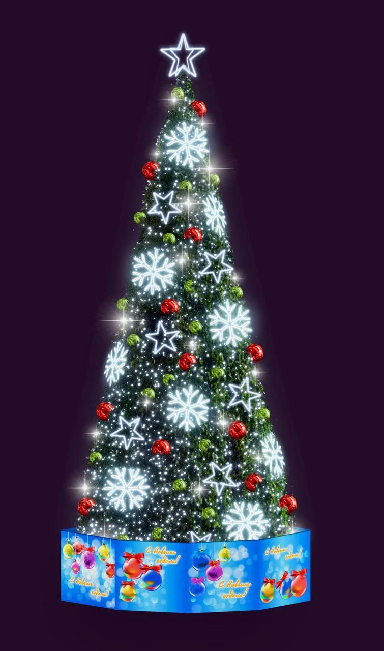 В Омске у входа в парк 30-летия ВЛКСМ установят новогоднюю ель