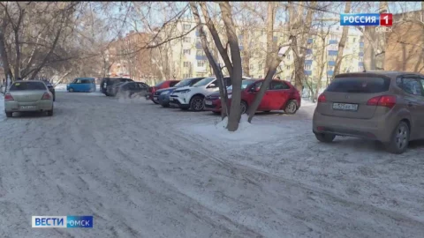 В Омске обсудят вопрос парковки на газонах и детских площадках