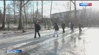 Скользкие тротуары, горки и праздничная пиротехника — главные причины новогоднего травматизма омичей