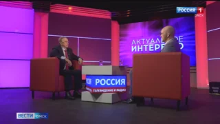 Николай Бурляев побывал в студии ГТРК «Иртыш»