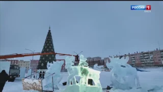 По всей Сибири украшают города к Новому году