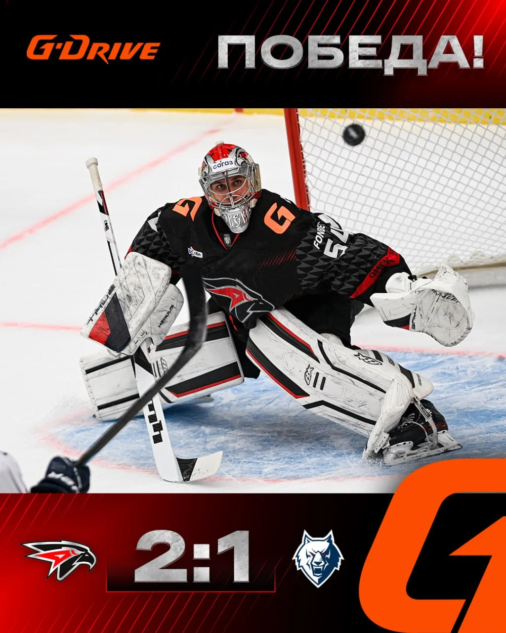 Омский «Авангард» одержал победу над «Нефтехимиком»