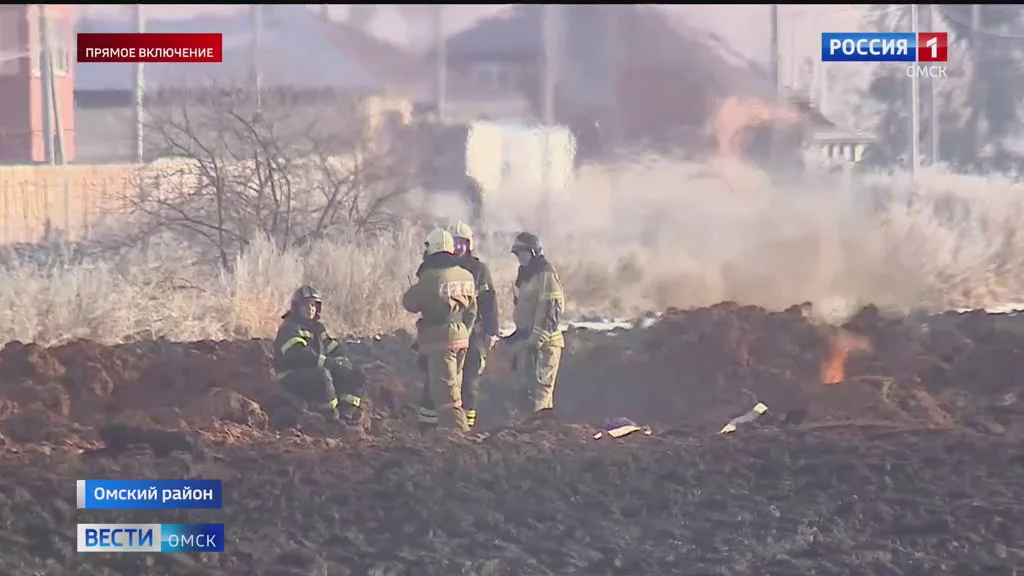 В Омской области начались восстановительные работы на повреждённом газопроводе