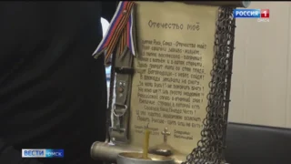 В гостях у ГТРК «Иртыш» побывали боец Александр Шлеменко и поэт и художник Владимир Кальницкий