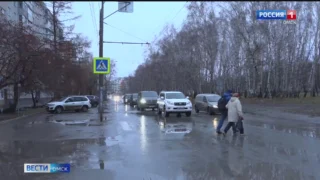 Зима в Омск пока не торопится