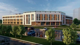 В Омской области строят современную школу