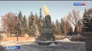 В Омске завершилось благоустройство мемориального сквера памяти Борцов Революции