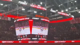 «Авангард» открывает счет в матче против «Нефтехимика»