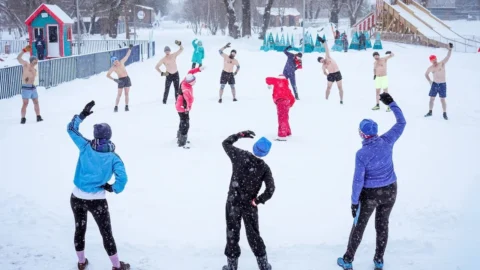 Омск присоединился к всероссийской акции «Закаленная Россия — сильная страна»