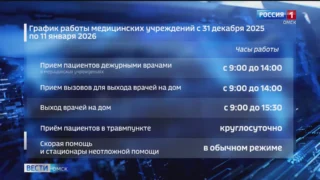 Омские медицинские учреждения все новогодние каникулы будут работать по особому графику