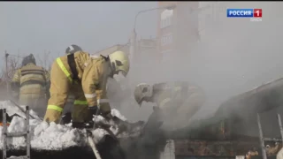 Троих детей спасли во время серьёзного пожара в Омске