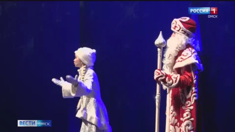 Юные омичи посетили первую губернаторскую ёлку