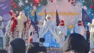 В Омске открыли главную елку города