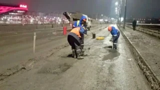 В Омске продолжаются локальные ремонты моста им. 60‑летия ВЛКСМ