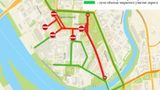 На новогодних каникулах ограничат движение транспорта в центре Омска