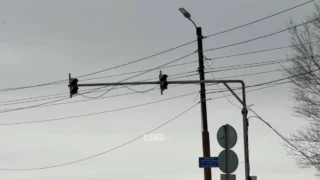 На мосту у Телецентра не работают светофоры