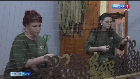 Волонтеры из Русско-Полянского района, которые помогают фронту, получили новые помещения в Омске