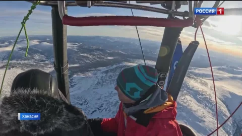Сибиряки совершили межрегиональный перелёт на воздушном шаре