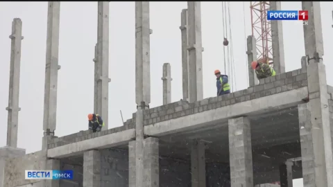 Строительство школы в микрорайоне Ясная Поляна ведётся высокими темпами