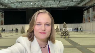 Корреспондент ГТРК «Иртыш» уже находится в Гостином дворе, где скоро начнутся «Итоги года с Владимиром Путиным»